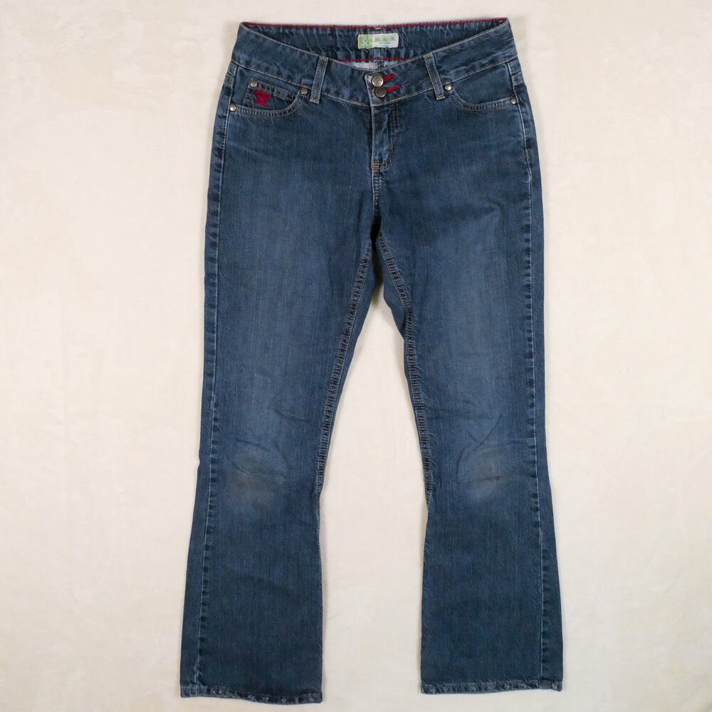Wrangler Jackson 20X Low Rise Jeans Size 3/4 x 32 Y2K Cowgirl Bootcut Denim